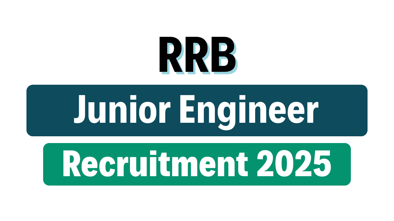 RRB Junior Engineer Online Form 2025